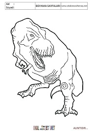 jurasic-world boyama sayfaları